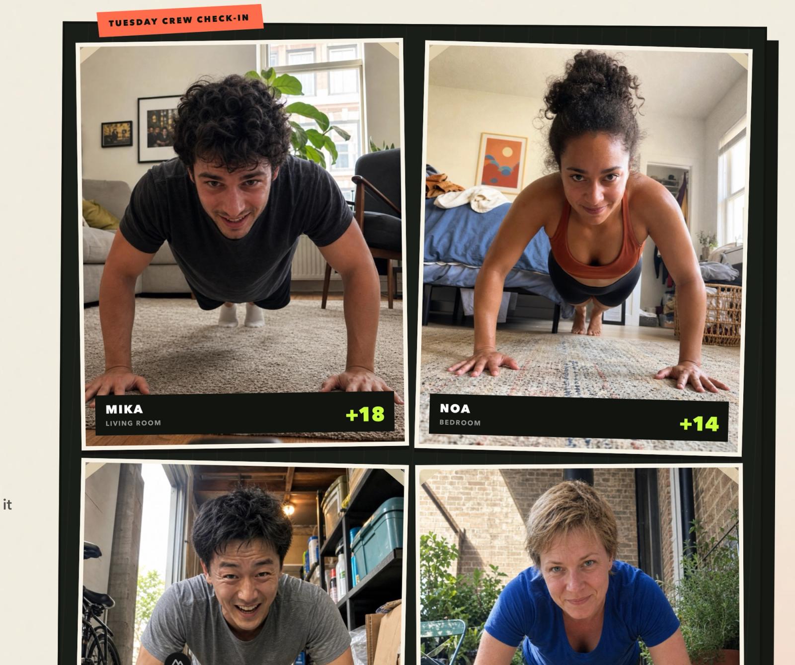 pushup.group: een groep die samen push-ups bijhoudt